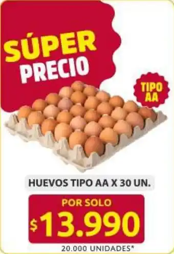 Ara Huevos tipo AA oferta