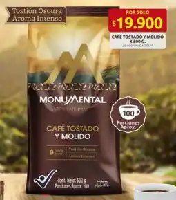 Ara Monumental café tostado y molido oferta