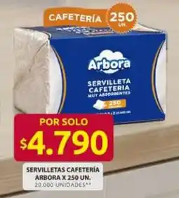 Ara Arbora servilletas cafetería oferta