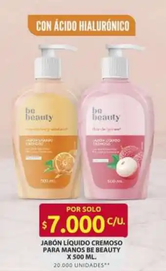 Ara Be beauty jabón líquido cremoso para manos oferta