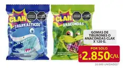 Ara Clak gomas de tiburones o anacondas oferta