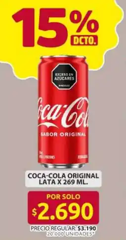 Ara Coca-cola original lata oferta