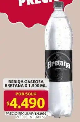 Ara Bretaña bebida gaseosa oferta