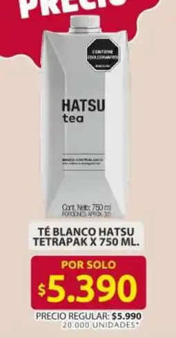 Ara Hatsu té blanco tetrapak oferta