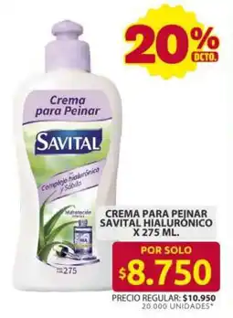 Ara Savital crema para peinar hialurónico oferta