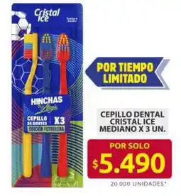 Ara Cristal ice cepillo dental mediano oferta