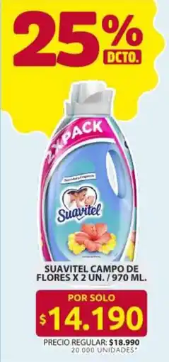 Ara Suavitel campo de flores oferta