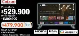 Jumbo Caixun smart tv hd 32" oferta
