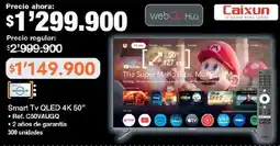 Jumbo Caixun smart tv qled 4k 50" oferta