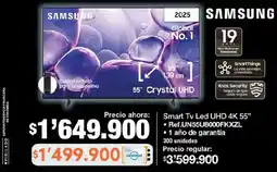 Jumbo Samsung smart tv led uhd 4k 55" oferta