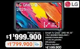 Jumbo Lg smart tv qned uhd 4k 55" oferta