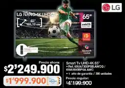 Jumbo Lg smart tv uhd 4k 65" oferta