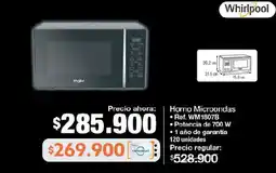 Jumbo Whirlpool horno microondas oferta