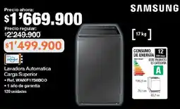 Jumbo Samsung lavadora automatica carga superior oferta
