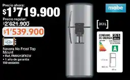 Jumbo Nevera no frost top mount oferta
