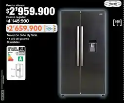 Jumbo Haceb nevecón side by side oferta