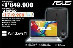 Jumbo Asus portátil asus vivobook 15 oferta