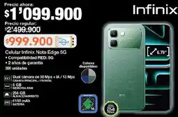 Jumbo Infinix celular note edge 5G oferta