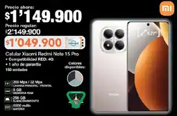 Jumbo Xiaomi redmi celular note 15 pro oferta