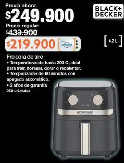 Jumbo Black+ becker freidora de aire oferta