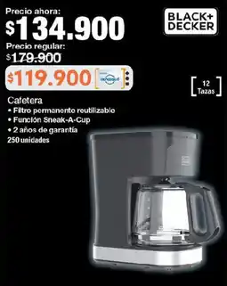 Jumbo Black+ decker cafetera oferta