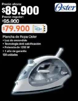 Jumbo Oster plancha de ropa oferta