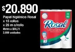 Jumbo Rosal papel higiénico oferta