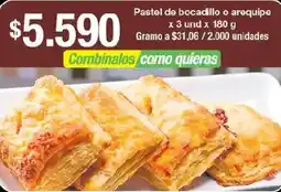 Jumbo Pastel de bocadillo o arequipe oferta