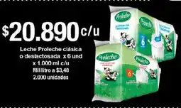Jumbo Leche proleche clásica o deslactosada oferta