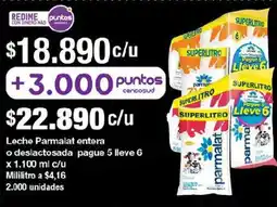 Jumbo Leche parmalat entera o deslactosada pague oferta