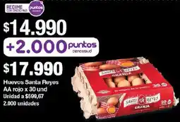 Jumbo Huevos santa reyes AA rojo oferta