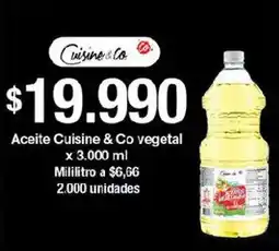Jumbo Cuisine & Co aceite vegetal oferta