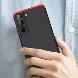 Falabella Funda Carcasa Estuche Protector Para Samsung S22 plus Negro Rojo oferta