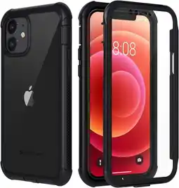 Falabella Estuche Protector Case Funda Full 360 Para Iphone 12 Negro oferta