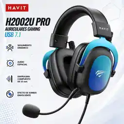 Falabella Auriculares Gamer Pro 7.1 Gamenote H2002u Ps5, Ps4, Pc Diseño PRO oferta