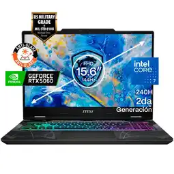 Falabella Portátil Gamer CYBORG Intel Core i7 RAM 8GB SSD 512GB RTX 5060 8GB 144Hz oferta