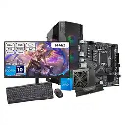 Falabella Torre Gamer I5 14400 Pro B760m-e Ram8gb DDR5 Ssd480gb Combo Kaspersky oferta