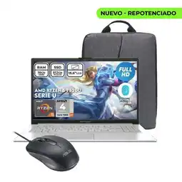 Falabella PORTATIL VIVOBOOK - RYZEN 5 7520U - DDR5 16GB - SSD 512 GB - 15.6" FHD + MALETA Y MOUSE oferta