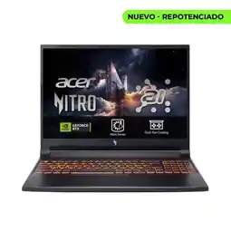 Falabella Portatil Gamer Nitro V16 Ryzen 7 260 Ram 16GB SSD 1TB RTX 5070 8GB Pantalla 16 2K 180Hz oferta