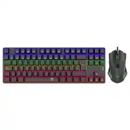 Falabella Kit Teclado y Mouse Advance Force Lite T-TGS005-LIT Negro Español oferta