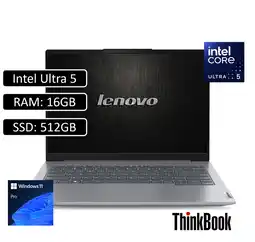 Falabella PORTATIL THINKBOOK 14 GEN 7 / INTEL CORE ULTRA 5 225U / RAM 16GB DDR5 / SSD 512GB / WIN 11 PRO oferta