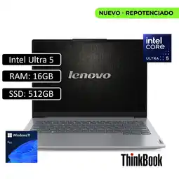 Falabella PORTATIL THINKBOOK 14 GEN 7 / INTEL CORE ULTRA 5 225U / RAM 16GB DDR5 / SSD 512GB / WIN 11 PRO oferta
