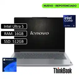 Falabella PORTATIL THINKBOOK 14 GEN 7 / INTEL CORE ULTRA 5 225U / RAM 16GB DDR5 / SSD 512GB / WIN 11 PRO oferta
