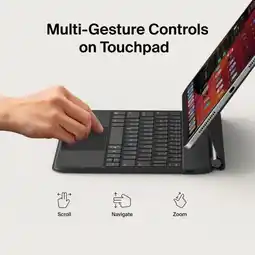 Falabella Funda con teclado Pro con soporte magnético para iPad 10.9 iPad 10th Gen Negro oferta