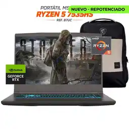 Falabella PORTATIL GAMER Thin 15 RYZEN 5 7535HS - RTX 3050 4GB - 16GB RAM - SSD 1TB - 15.6” FHD 144Hz oferta