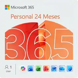 Falabella Office 365 Personal 24 Meses - 1TB OneDrive 5 Dispositivos - Invitación oferta