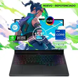 Falabella Portátil Gamer Legion Intel Core i9 14900HX RAM 64GB SSD 1 TB RTX 5070 8 GB 165Hz oferta