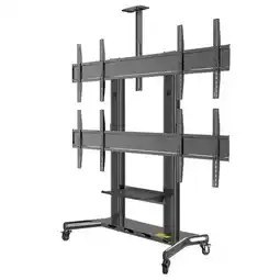 Falabella Soporte Tv Pedestal Reforzado 4 Pantallas 40 A 55 Pulgadas oferta