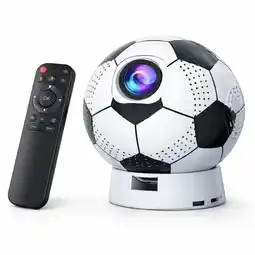 Falabella Mini Proyector Portátil Android 13 Diseño Balón 4K WiFi Bluetooth Smart TV LED Recargable oferta