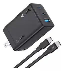 Falabella Cargador Rápido 1Hora GAR322 GaN 65W con Cable Tipo C oferta